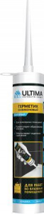 Герметик силиконовый санитарный белый 280мл ULTIMA