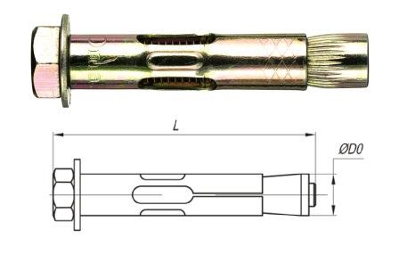 Анкерный болт М10 12х70 
