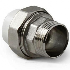 Американка PPR 20х1/2" НР белая Valfex