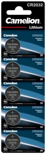 Батарейка литиевая CR2032 (блистер 5шт) Camelion