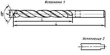 Сверло ц/х ср.сер 8,6х81х125 Р6М5 2300-0312 ГОСТ 10902 