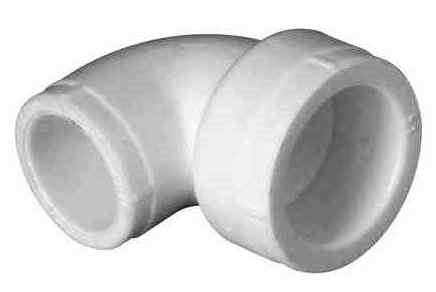 Угольник PP-R 90гр Дн32х25 белый Valfex