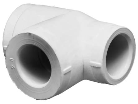 Тройник PP-R Дн25х25х20 белый Valfex