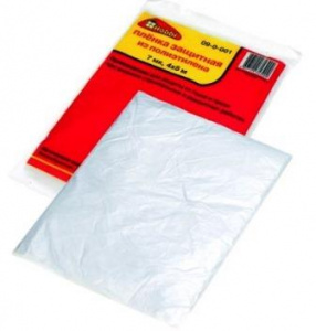 Пленка защитная полиэтиленовая, прозрачная, HDPE, 4х12,5м, 7мкм.