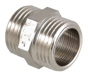 Ниппель НР 1" латунь никель VALTEC