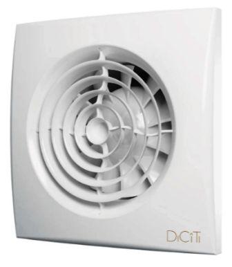 Вентилятор накладной D100 AURA 4C обратный клапан DICITI