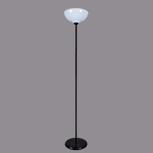 Торшер 1х40Вт Е27 (F002/1F BK WT) ЭкономСвет