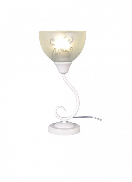 Настольная лампа 1х60Вт Е27 ("Цитра" РС20914 WT/1T) РОССвет